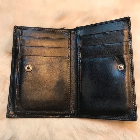 Gucci Vintage Black Leather Wallet - Picture 5 of 9